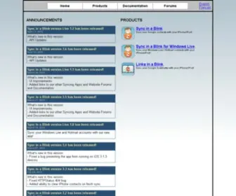 SYncinablink.com(Sync in a Blink) Screenshot