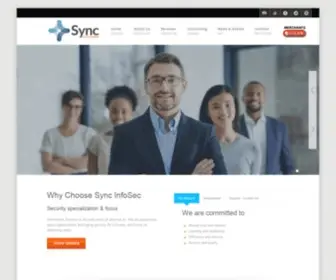 SYncinfosec.com(Sync InfoSec) Screenshot