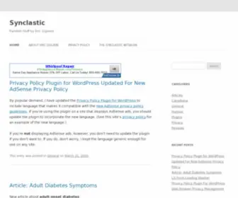 SYNclastic.com(SYNclastic) Screenshot
