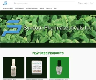 SYncom.net(Syncom Pharmaceuticals) Screenshot