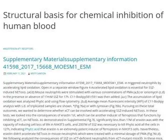 SYncom.org(Structural basis for chemical inhibition of human blood) Screenshot