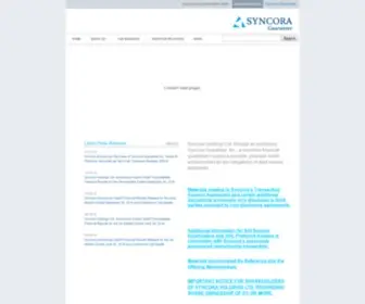 SYncora.com(Syncora Holdings) Screenshot