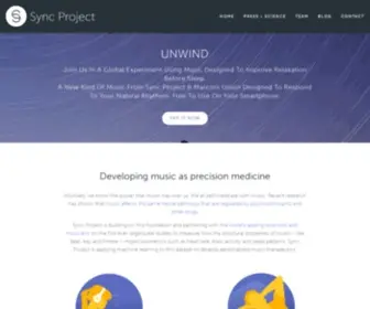 SYNCproject.co(SYNC PROJECT) Screenshot