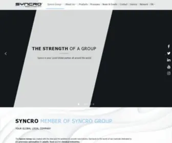 SYNcro-Group.it(Syncro group) Screenshot