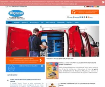 SYNcro-SYstem.com(Allestimenti furgoni) Screenshot