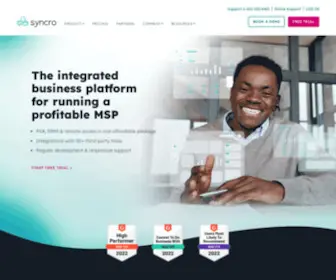 SYNcromsp.com(Helping you run a profitable MSP) Screenshot