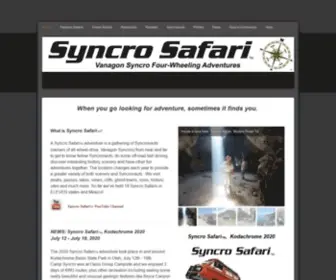 SYNcrosafari.org(Vanagon Syncro Four) Screenshot