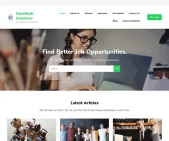 SYNcrushinfo.com(The Best Staffing Company) Screenshot