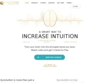 SYNctuition.com(Home) Screenshot