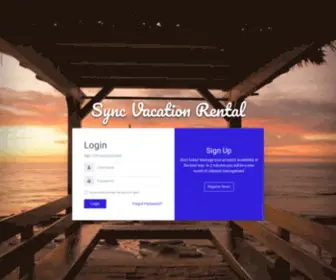 SYNcvacationrental.com(Access to Sync Vacation Rental) Screenshot