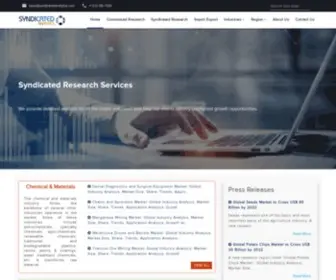 SYndicatedanalytics.com(Market Research Company) Screenshot