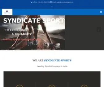 SYndicatesports.in(Syndicate Sports Pvt Ltd) Screenshot