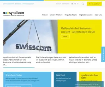 SYndicom.ch(Syndicom Gewerkschaft) Screenshot