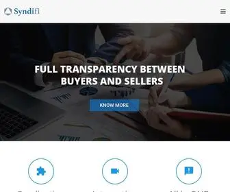 SYndifi.com(Online syndication platform for Buyers and Sellers) Screenshot