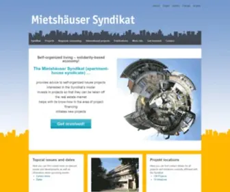 SYndikat.org(Mietshäuser Syndikat) Screenshot