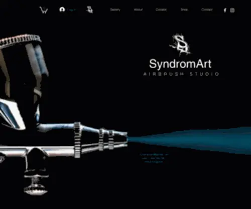 SYNdromart.co.uk(Airbrush) Screenshot