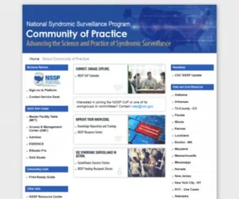 SYNdromicsurveillance.org(Syndromic Surveillance Portal) Screenshot