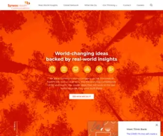 Syneoshealthcommunications.com(Global Healthcare Marketing Company) Screenshot