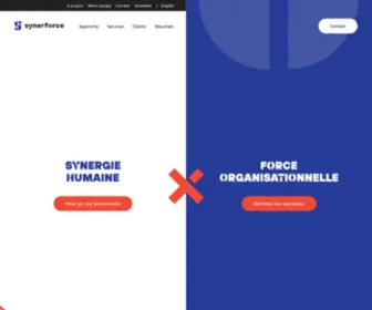 Synerforce.ca(Amélioration de la performance opérationnelle et organisationnelle) Screenshot