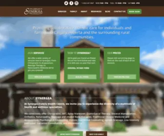Synergea.ca(Synergea Family Health Centre) Screenshot