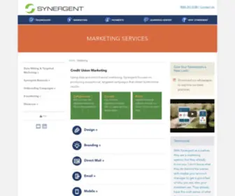 Synergenttarget.com(Credit Union Marketing) Screenshot