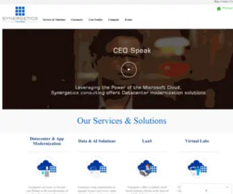 Synergetics-Consulting.com(Synergetics Consulting) Screenshot