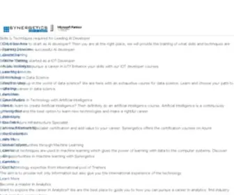 Synergetics-India.com(Synergetics) Screenshot