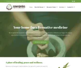 Synergeticshealth.com(Holistic Healing & Alternative Medicine Las Vegas) Screenshot