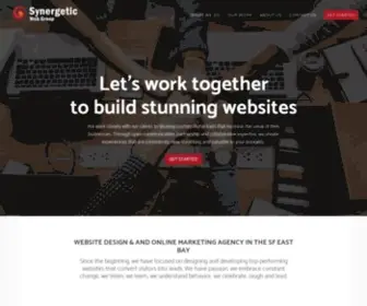 Synergeticweb.com(Synergetic Web Group) Screenshot