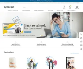 Synergiashop.com(Retrouvez tous les compléments alimentaires santé et bien) Screenshot