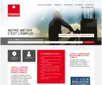 Synergie.fr(Offres d'emploi) Screenshot