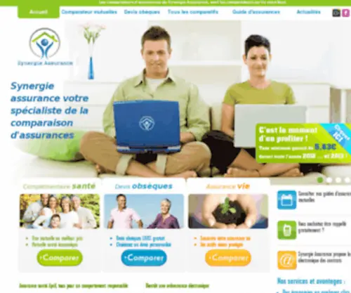 Synergieassurance.com(Assurance par internet) Screenshot