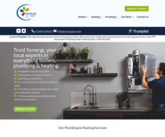 Synergisw.co.uk(Plumbing, Boiler & Heating Services) Screenshot