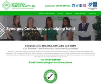 Synergosconsultancy.co.uk(Synergos Consultancy ISO Compliance Certifications Yorkshire) Screenshot