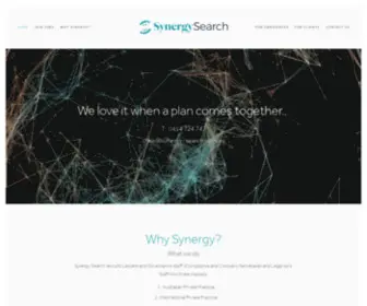 Synergy-Search.com.au(Synergy Search) Screenshot