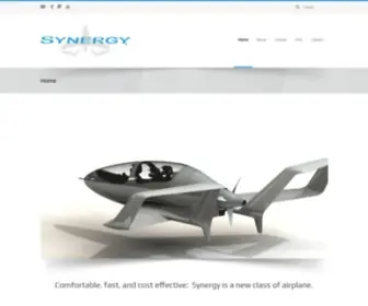 Synergyaircraft.com(Synergy Aircraft) Screenshot