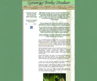 Synergybodytherapy.com(Energy Unlimited) Screenshot