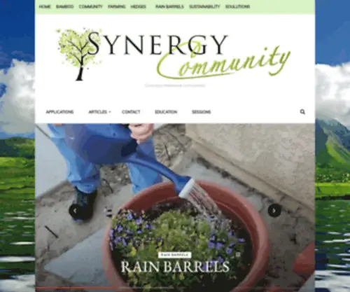 Synergycommunity.com(Conscious Intentional Communities) Screenshot