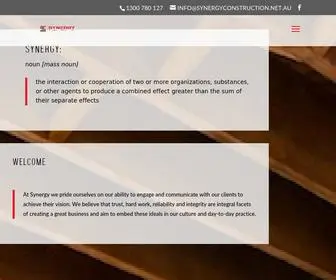 Synergyconstruction.net.au(Synergy Construction) Screenshot