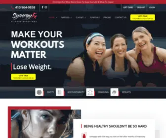 SynergyfXfit.com(SynergyFX) Screenshot