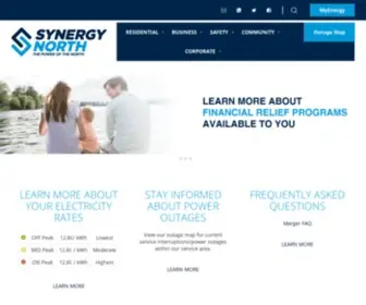 Synergynorth.ca(Synergy North) Screenshot