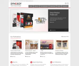 Synergyoman.com(Synergy Advertising & Publishing) Screenshot