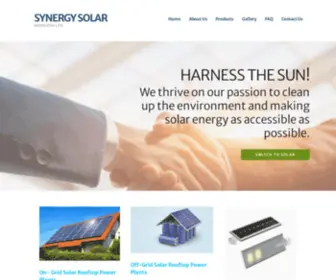 Synergysolarenergy.com(ENERGIZING LIFE) Screenshot