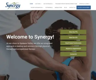 Synergyspokane.com(Synergy Healthcare) Screenshot