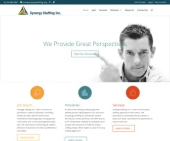 Synergystaffing.org(Synergy Staffing Inc) Screenshot