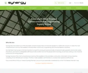 Synergysystems.com.au(Australia's Most Trusted Construction and Engineering Supply Group) Screenshot