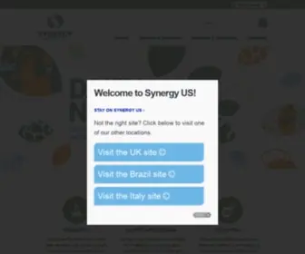 Synergytaste.com(Global Flavorings Manufacturer) Screenshot
