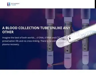 Synergytubes.com(A blood collection tube unlike any other. Imagine the best of both worlds) Screenshot