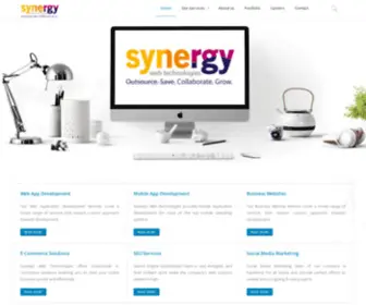 Synergywebtec.com(One Stop Shop for Website Development & ITeS) Screenshot