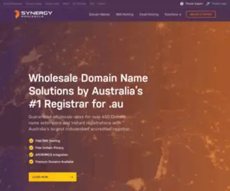 Synergywholesale.com(Synergy Wholesale) Screenshot